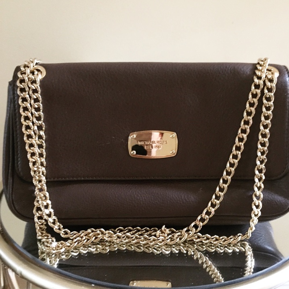 Vintage Leather Michael Kors Shoulder Bag